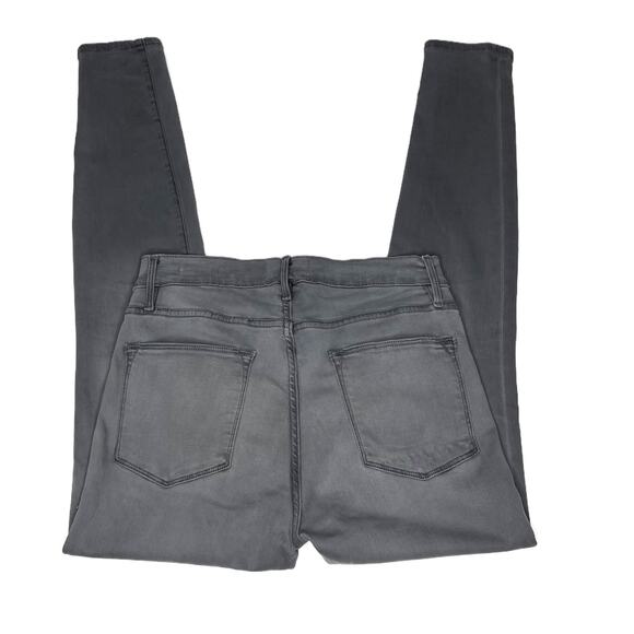 Frame Le Skinny Jeans High-Rise Ankle Crop Stretch Denim Smithson size 28 x 27 - Picture 8 of 13